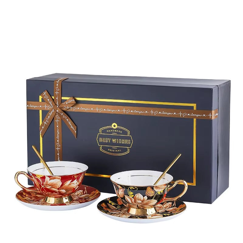 Coffret tasse en porcelaine