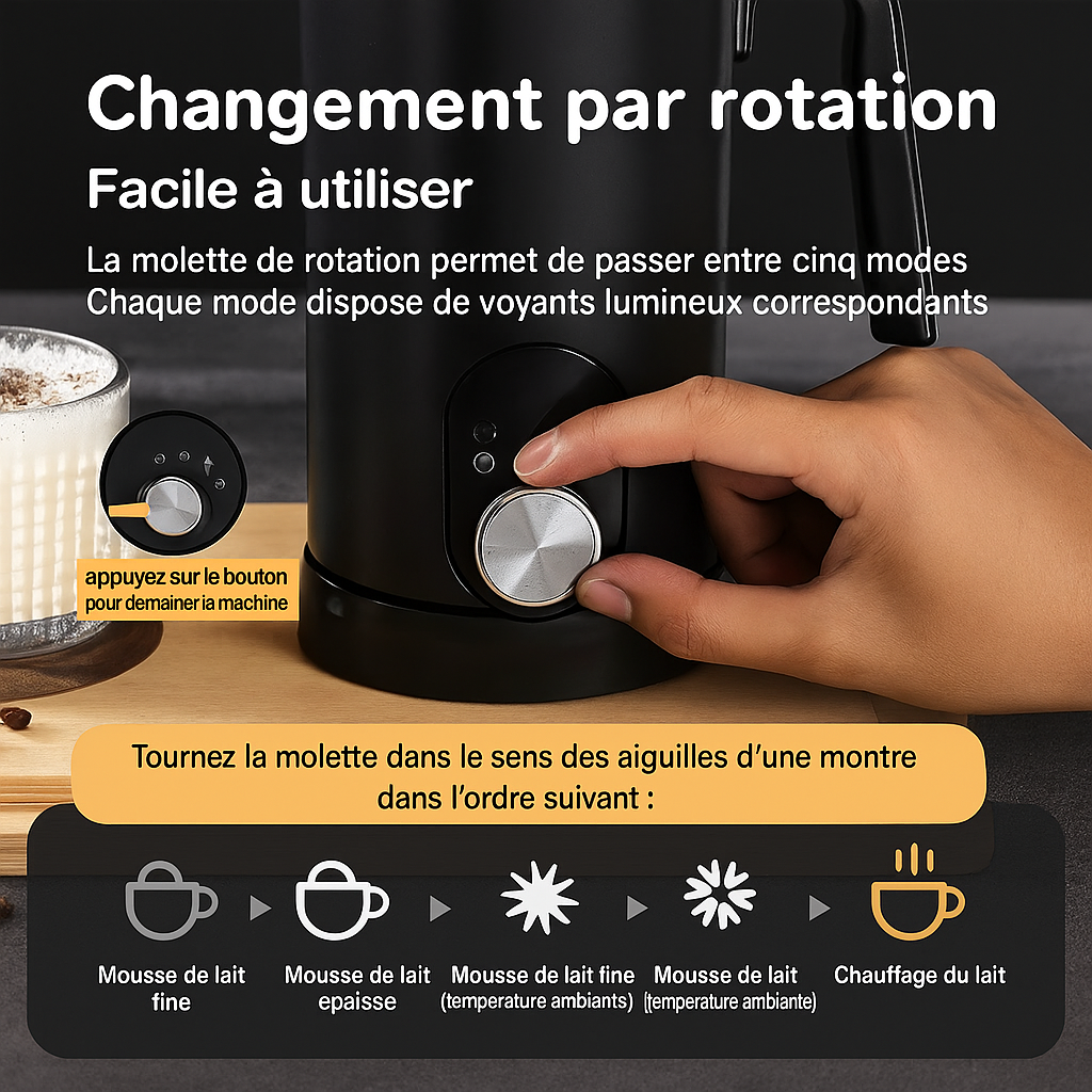 mode mousseur de lait 