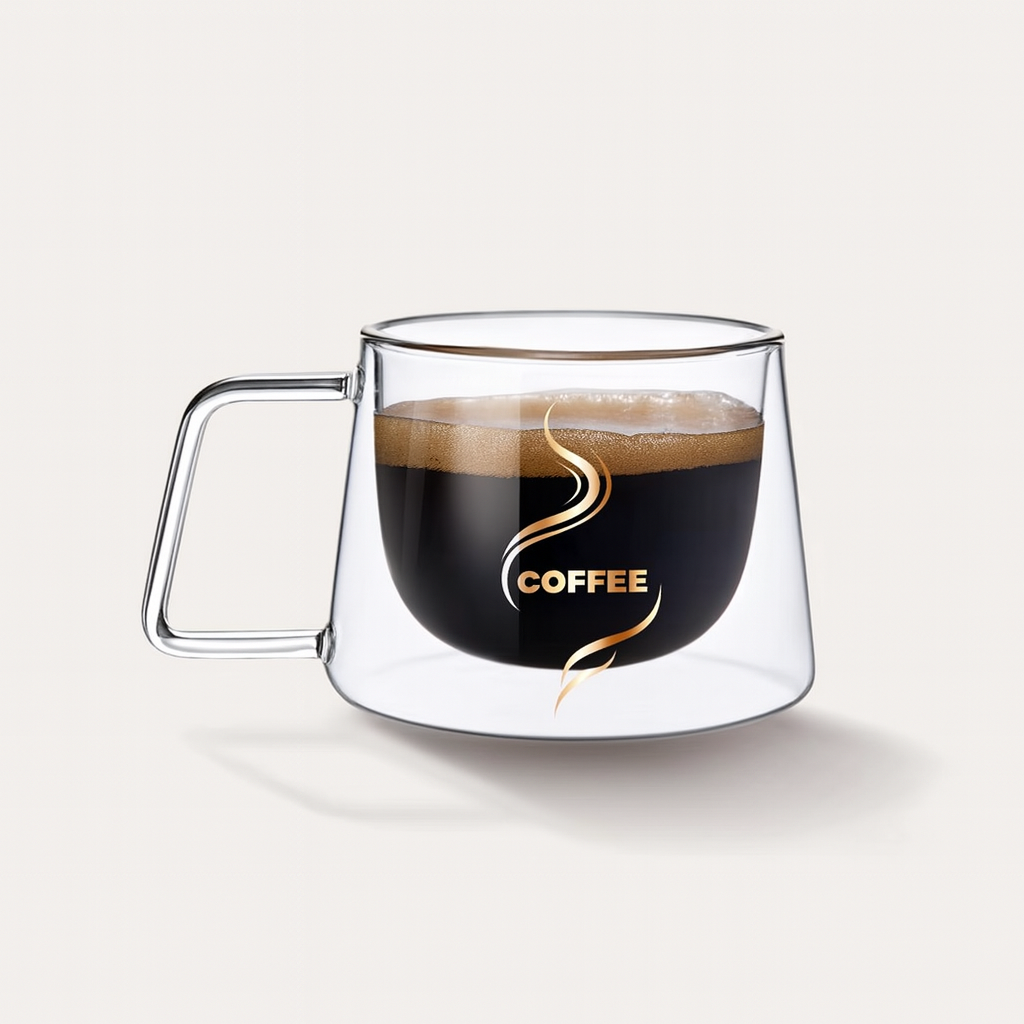 tasse à cappuccino en verre