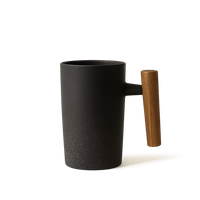 Thumbnail for Tasse Cappuccino<br/>en Grès avec Manche Bois