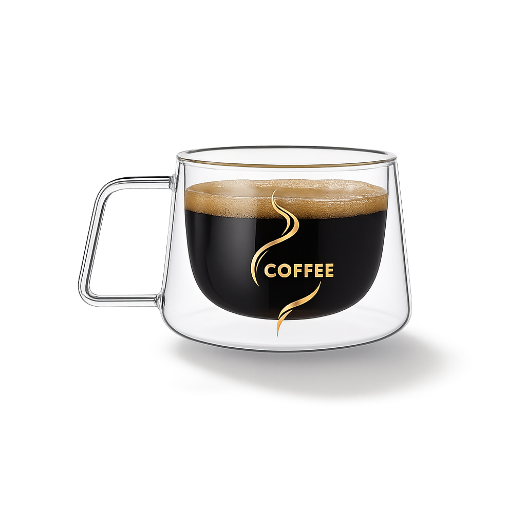 tasse cappuccino en verre