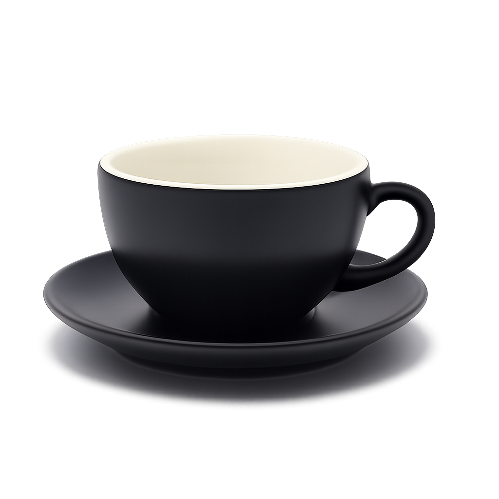 Tasse a cappuccino noir