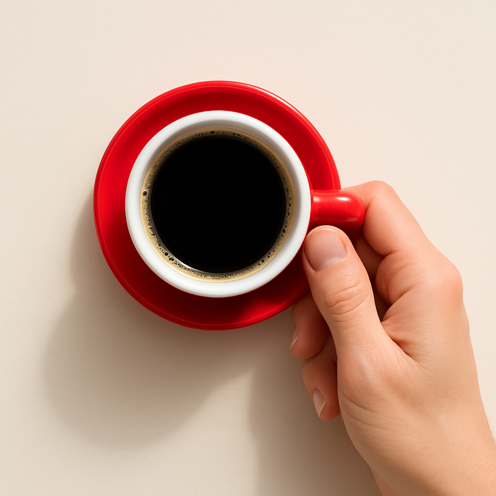 Tasse expresso rouge