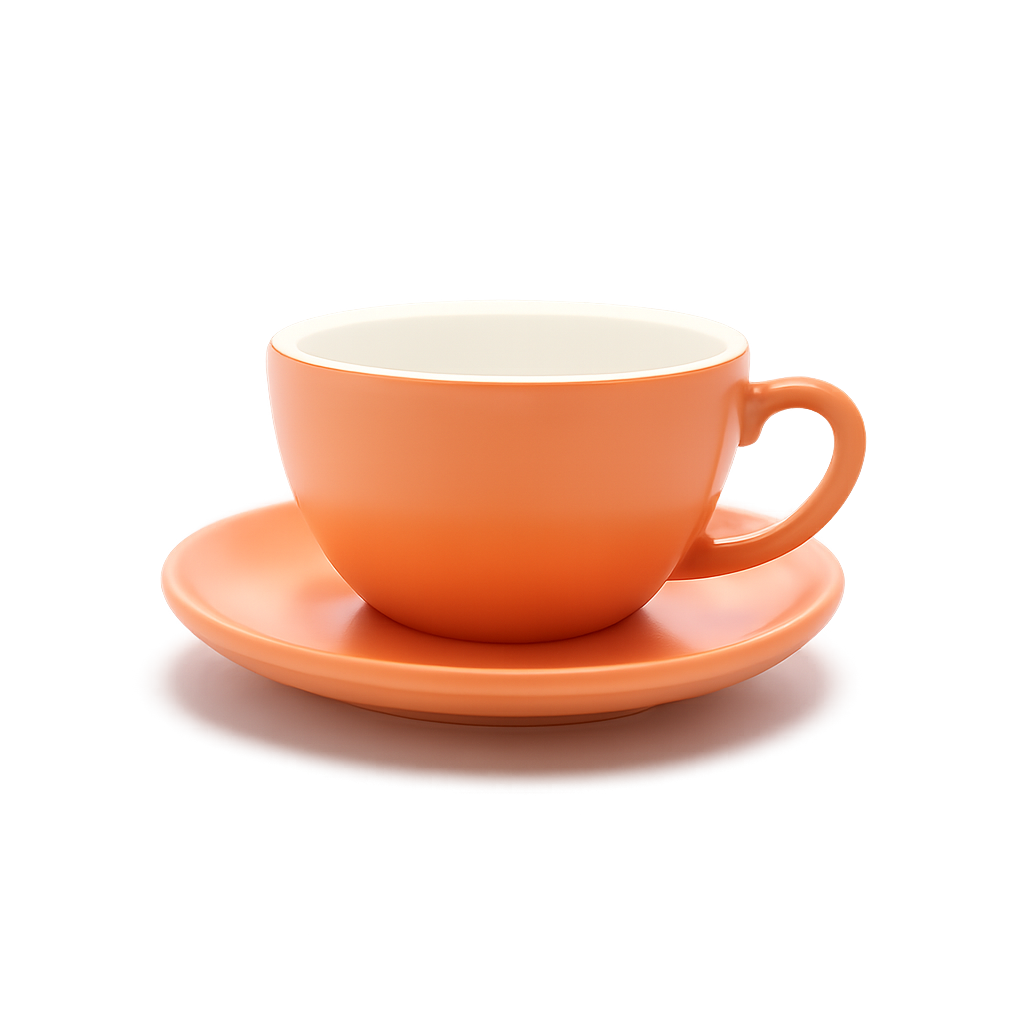 Tasse a cappuccino orange