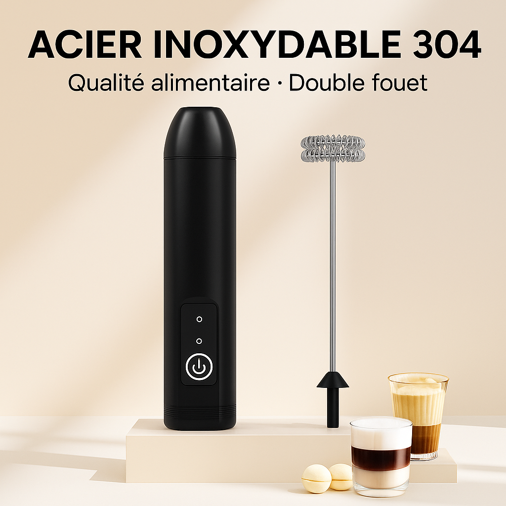 Mousseur a lait double fouet