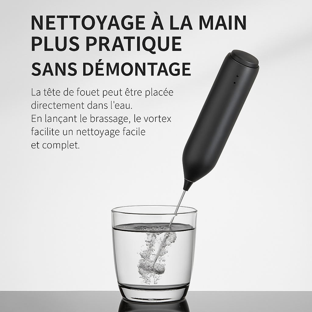 Mousseur a lait  nettoyage facile