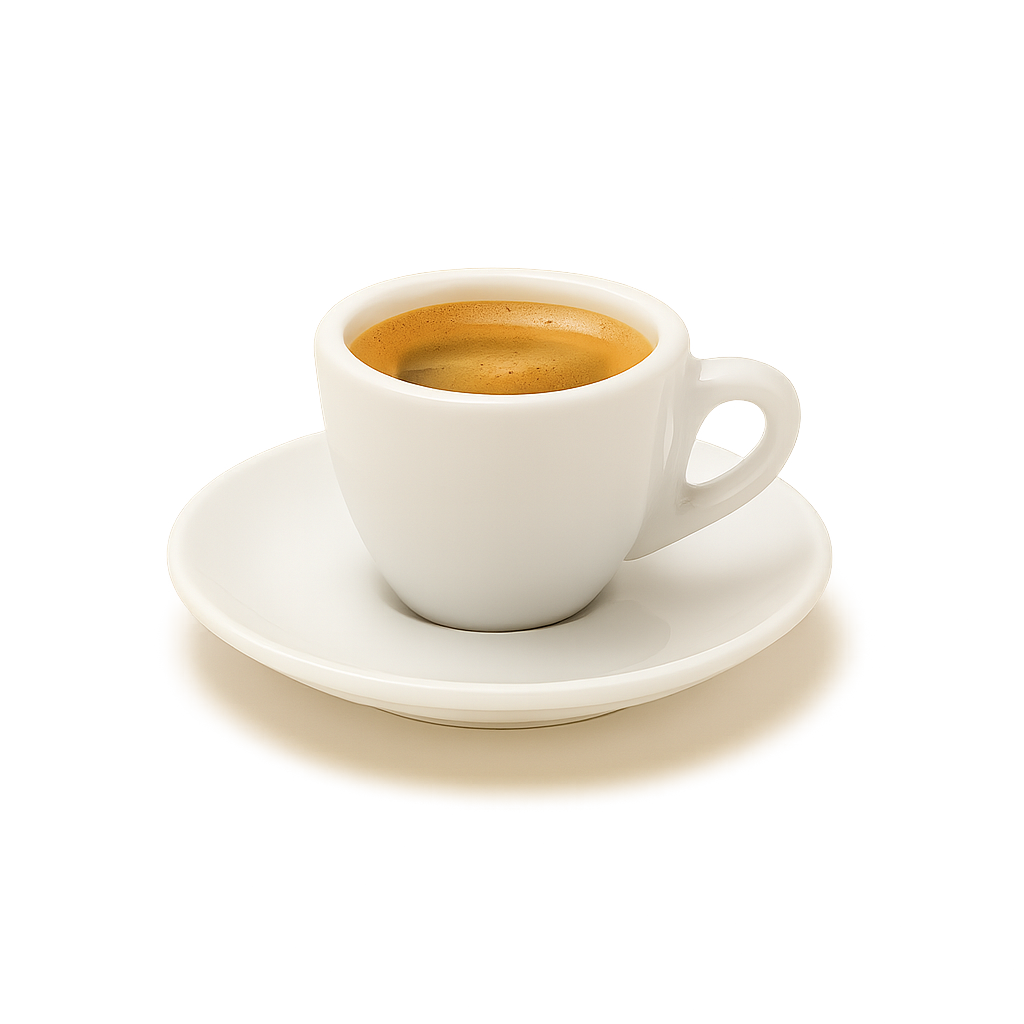 Blanche tasse expresso