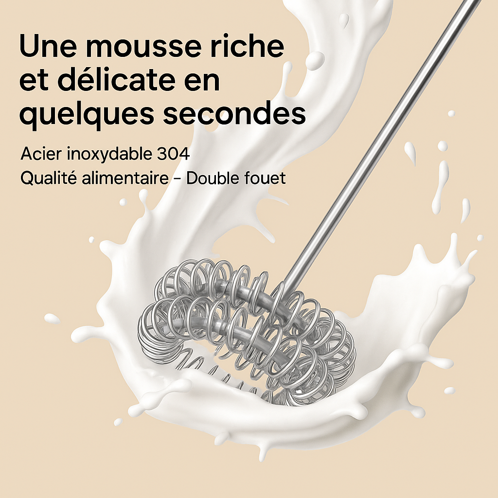 Mousseur a lait delicat