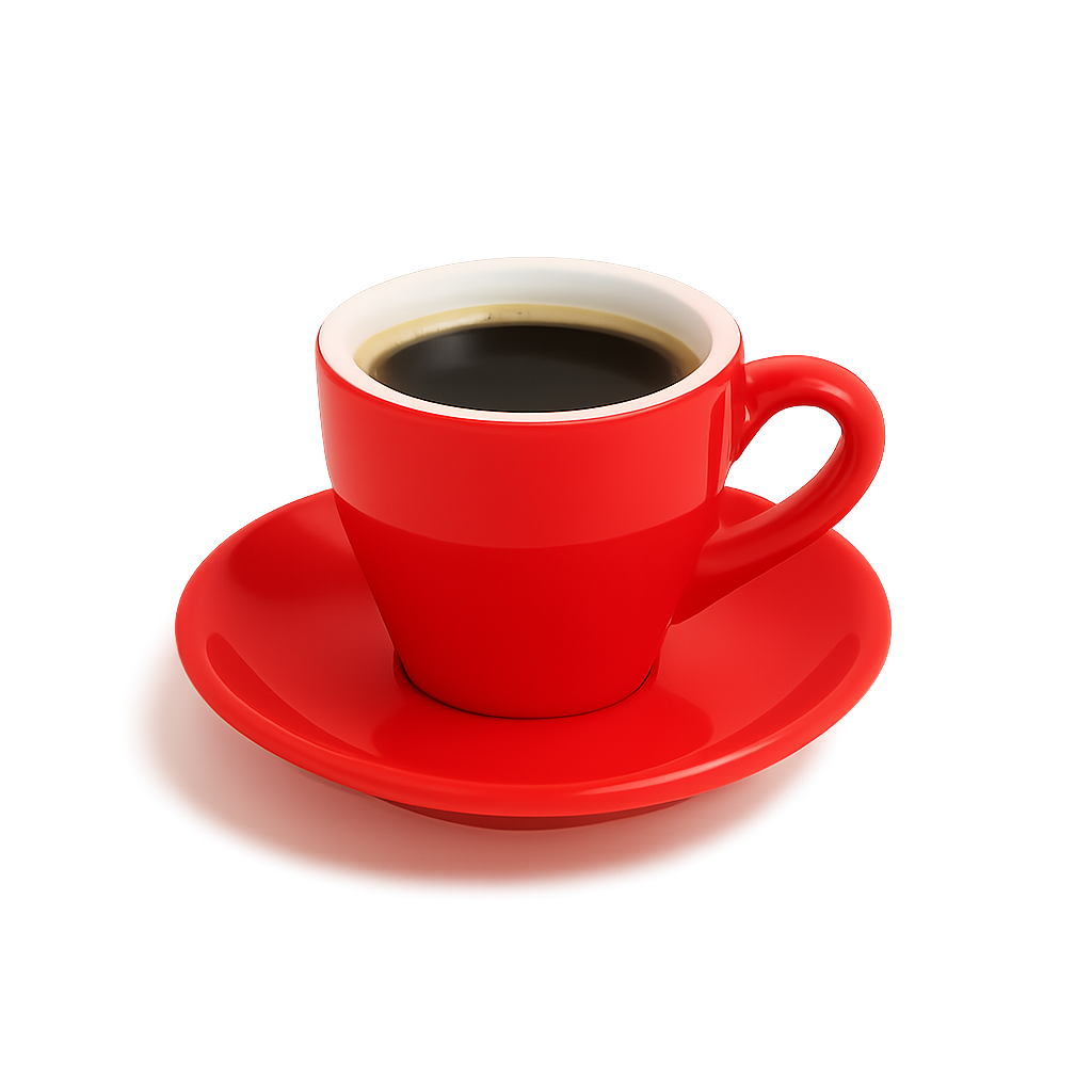 Tasse a expresso rouge