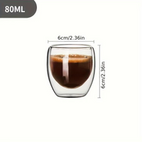 Thumbnail for Tasse expresso double paroi en verre