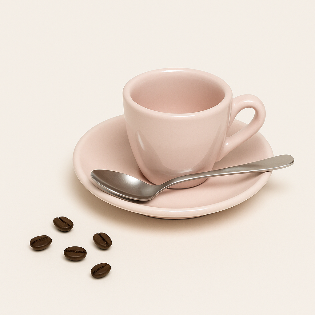 Tasse a expresso rose