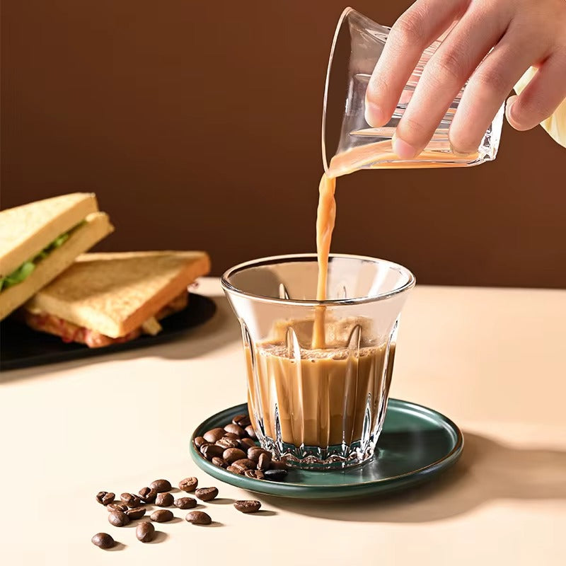 tasse expresso transparente